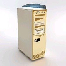 AT Full Tower 386 Era Computer