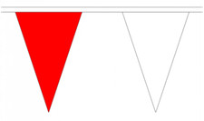 Wimpelkette rot & weiß Flagge