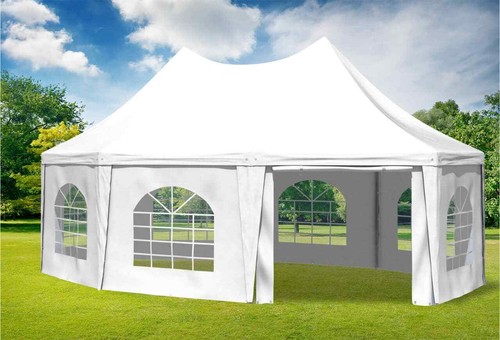 Gartenpavillon 5x6 pvc - 5x6,8m,