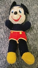 Walt Disney Character Mickey Mouse Stofftier Vintage  40cm 