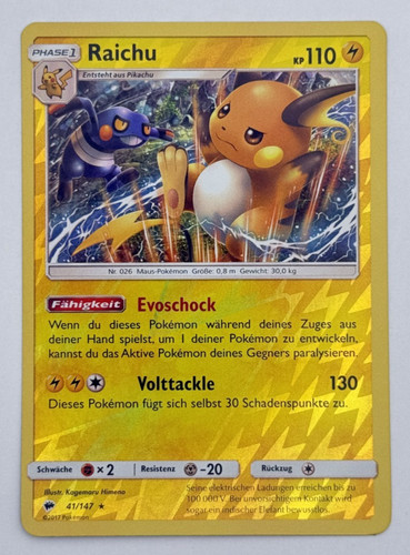 Pokemon raichu 147 - pokemon, reverse