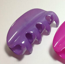 2 x Haarklammer HAPPY Farbe wählbar Made in Italy 9 cm haarschonend TREND