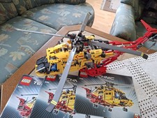 Lego 9396 Technik Hubschrauber Helikopter Rescue mit BAUANLEITUNG