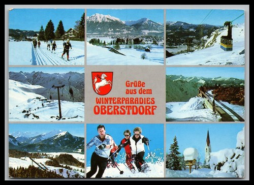 Ansichtskarte oberstdorf - ansichtskarte, im