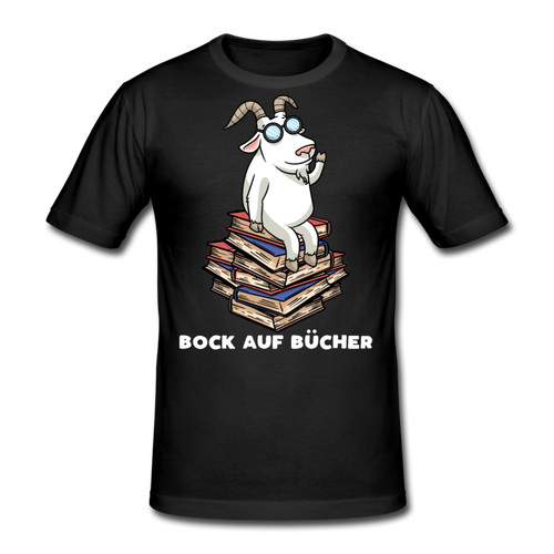 Bock auf bücher shirt lesen - auf, t-shirt