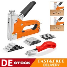 Handtacker Set, 3 In 1 Profi Tacker Für Holz Mit 3000 Klammern