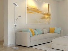 Große LED Stehlampe zum