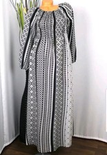 MaxiKleid bodenlang kleid XS 32 158 Blogger Kaftan floral Boho Patchwork Midi Hm