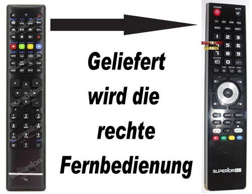 Ersatz fernbedienung für - ersatz,
