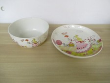 Müslischale Schüssel + Kinderteller  Auerhahn Design Steinbeck Prinzessin Anneli