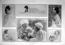 Alter antiker Druck 1910