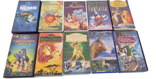 10x disney vhs sammlung - 10x,