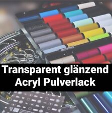 Pulverlack Klarlack Acryl Transparent klar glänzend Pulverbeschichtung