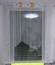 Scheibengardine / Bistrogardine – Vorhang & Küchengardine modern Neu