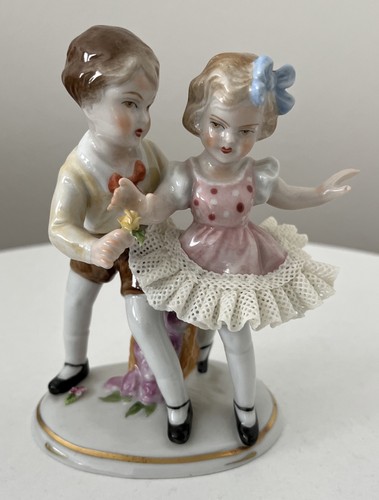 Porzellan figur pärchen paar - pärchen,