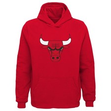 NBA Kinder Hoody Chicago Bulls Primary Logo Kaputzenpullover Sweater Basketball