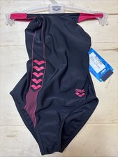 ARENA KINDER MÄDCHEN BADEANZUG EINTEILER JR SWIM PRO GR:140 SCHWARZ