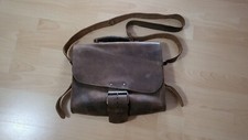 Dudo Ledertasche, Lederrucksack, Messenger-Tasche Handarbeit aus Leder, Unikat