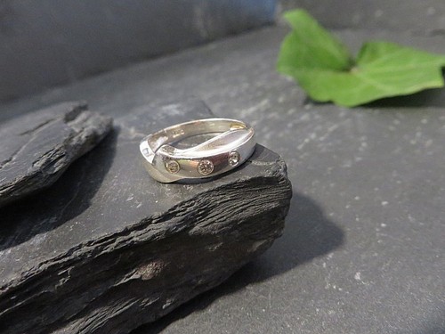 Schöner 925 silber ring - silber,