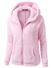 Damen Plüsch Hoodie