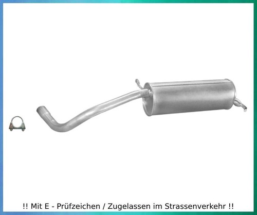 Endschalldämpfer für polo - vw,