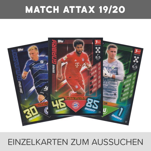 Topps match attax - topps, 2019/20