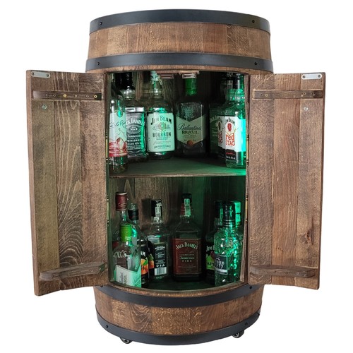 Holzfass bar mit tür - mit, und
