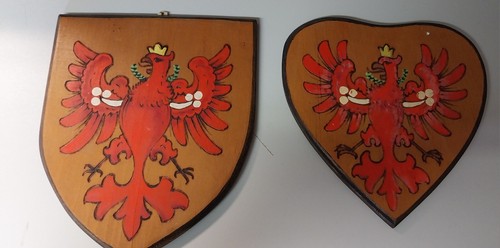 Alte wappen schilder holz - 2,