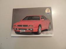  Maserati Shamal Bedienung Betriebs anleitung handbuch Conduite et entretien