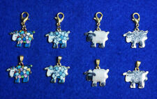 Anhänger Schaf Schäfchen Emaille bunt