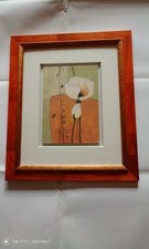 2 St Wandbilder mit Holzrahmen