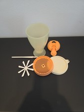 TUPPERWARE P23 COMBI-PLUS PUDERFEE GELB ORANGE PUDERZUCKER-MÜHLE