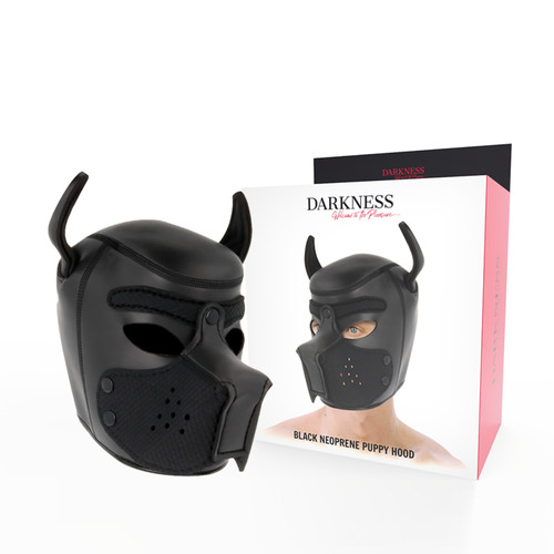 Darkness neopren hundemaske - -, neopren-hundemaske