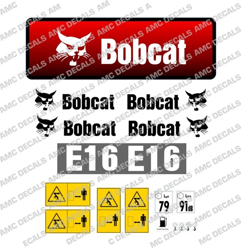 Bobcat e16 2014 mini bagger - bobcat,