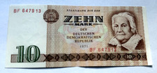 10 Mark Schein DDR 1971