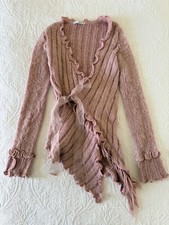 Zone Strickjacke blau rosa