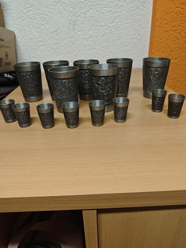Zinnbecher reinzinn - zinnbecher,