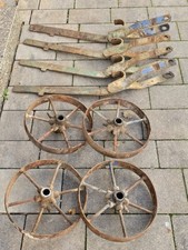 Metallrad Egge Landwirtschaft Ackergeräte Bodenarbeiten Kutsche Felgen Reifen 