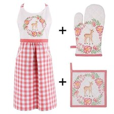 3xSet CLAYRE & EEF Küchenschürze Rockabilly Kitz Schürze Backschürze Kochschürze