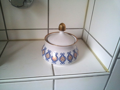 Weimar porzellan zuckerdose - porzellan,