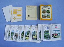 Geschichte der Straßenbahn DDR Kartenspiel 1984 Verlag für Lehrmittel Pössneck