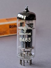 6463 / ECC813 TELEFUNKEN SIEMENS Röhre tube tested Funke W19: good