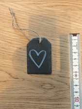 Dekoration Schiefer Anhänger Herz