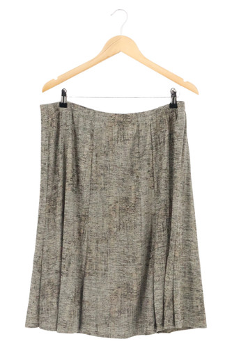 Damen faltenrock grau meliert - damen,