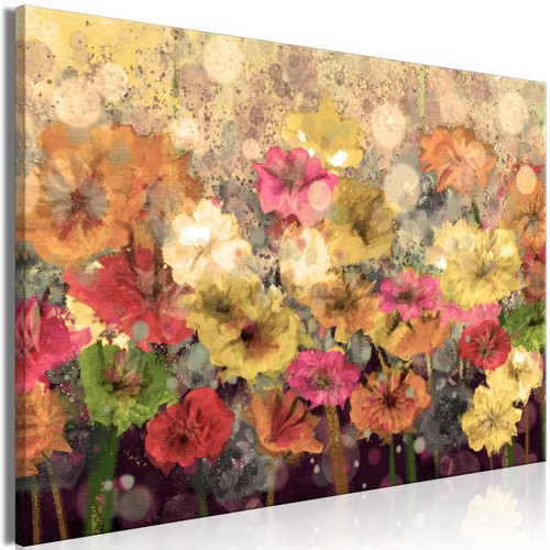 Blumen abstrakt wie gemalt - abstrakt,