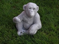 Steinfigur Affe Gorilla