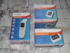 Curamed, 3er Pack, Pulsoximeter, Thermometer, Blutdruckmessgerät, NEU & OVP