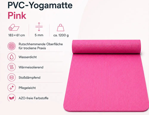 Zen power pvc - yoga, pink