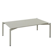 B-Ware Aluminium-Gartentisch MCW-O11, Tisch Balkontisch, 105x65cm, hellgrün