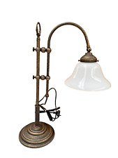 Tischlampe Antik Bankerlampe